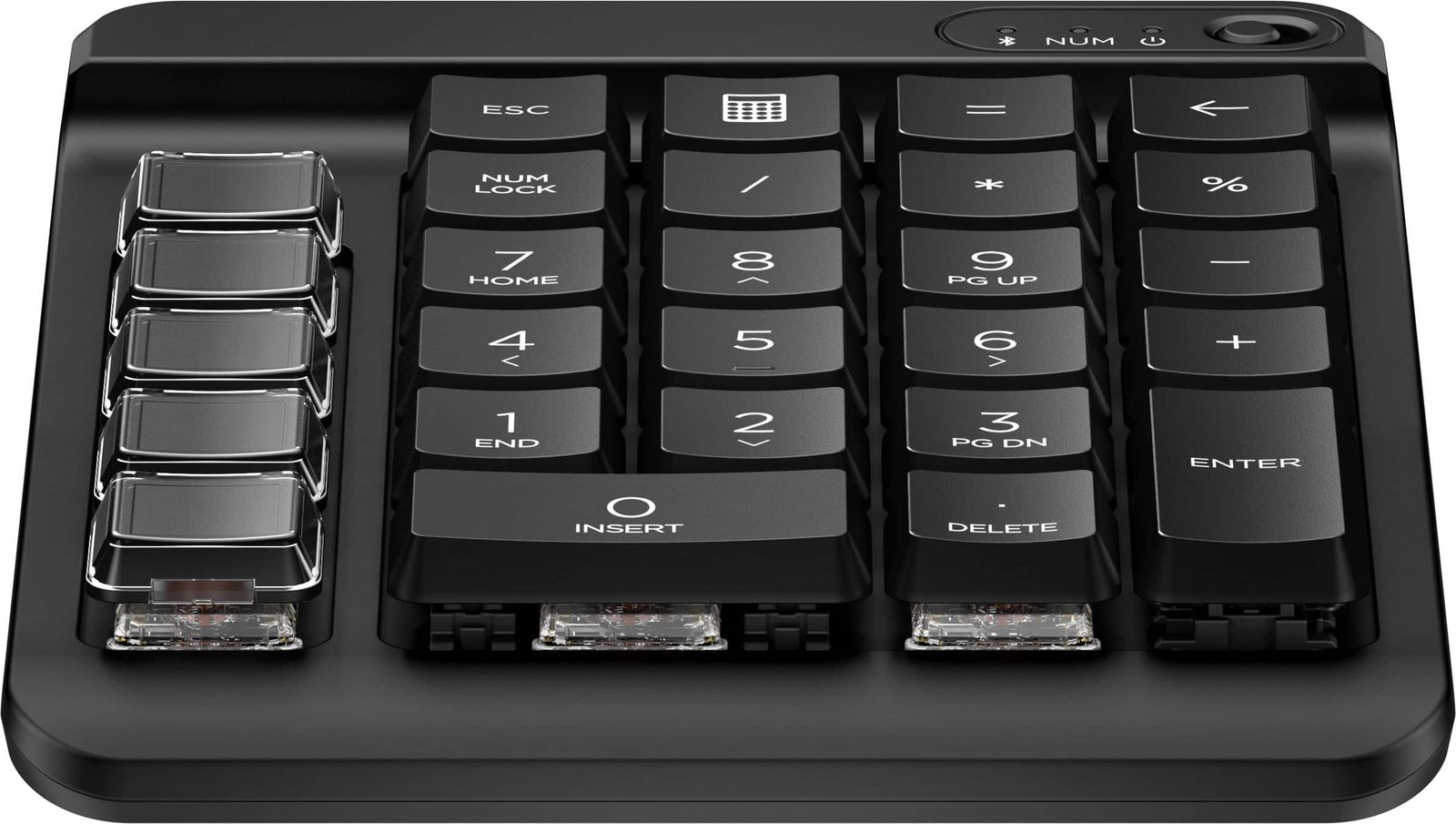 HP - 430 Wireless Bluetooth Programmable Numeric Keypad - Black - Image 2