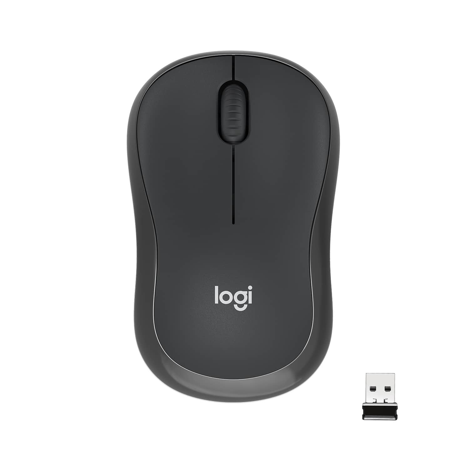 Logitech - M220 SILENT Wireless Optical Ambidextrous Mouse - Wireless - Graphite