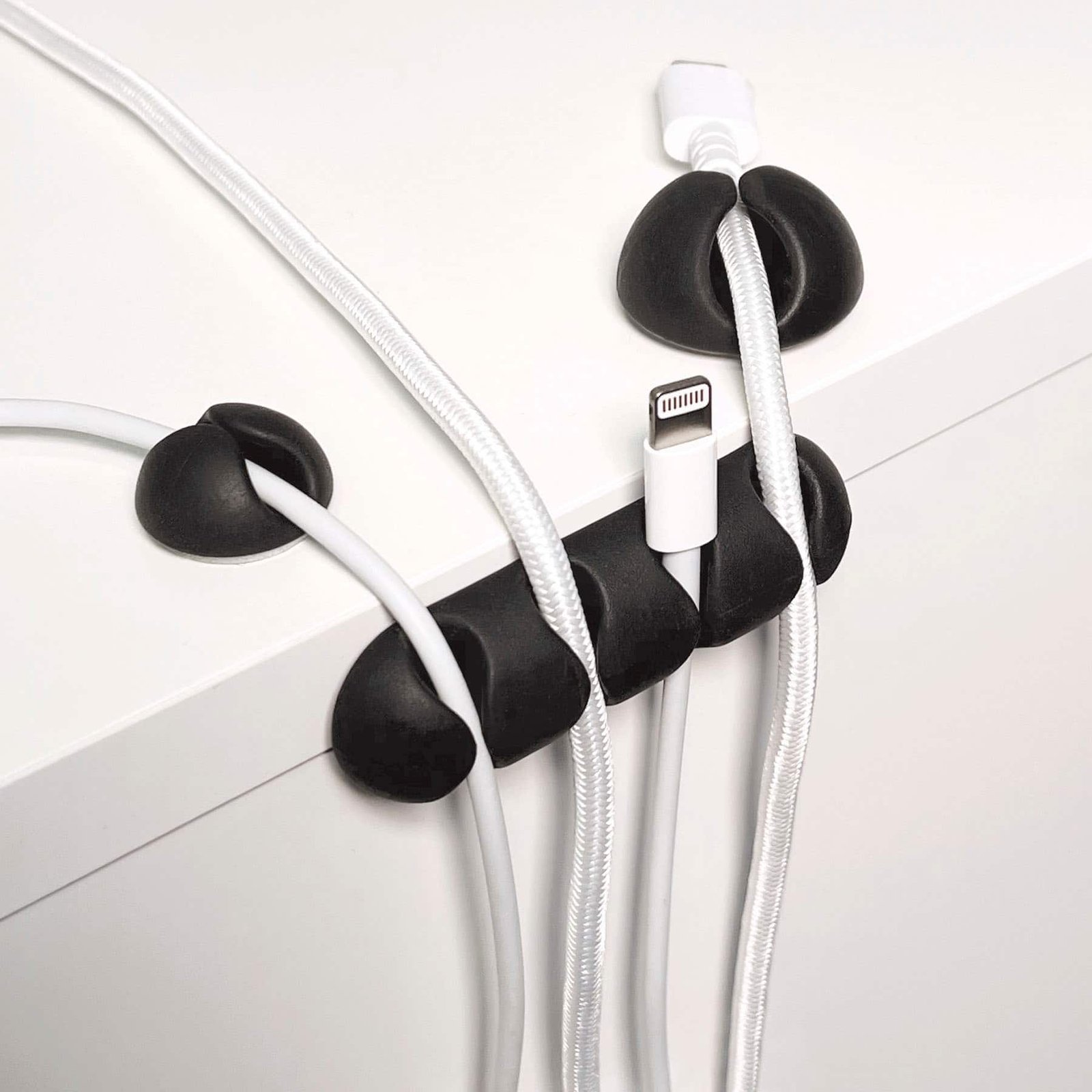 Wrap-It Storage - Cable Clips - Black - Image 3
