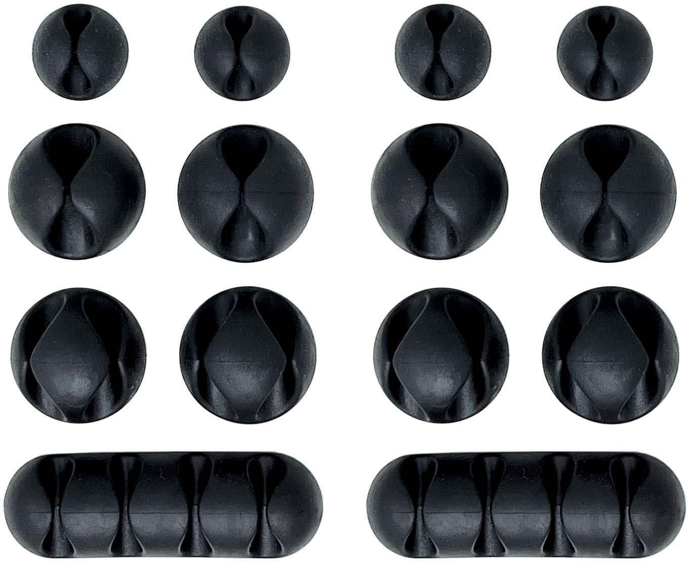 Wrap-It Storage - Cable Clips - Black - Image 2