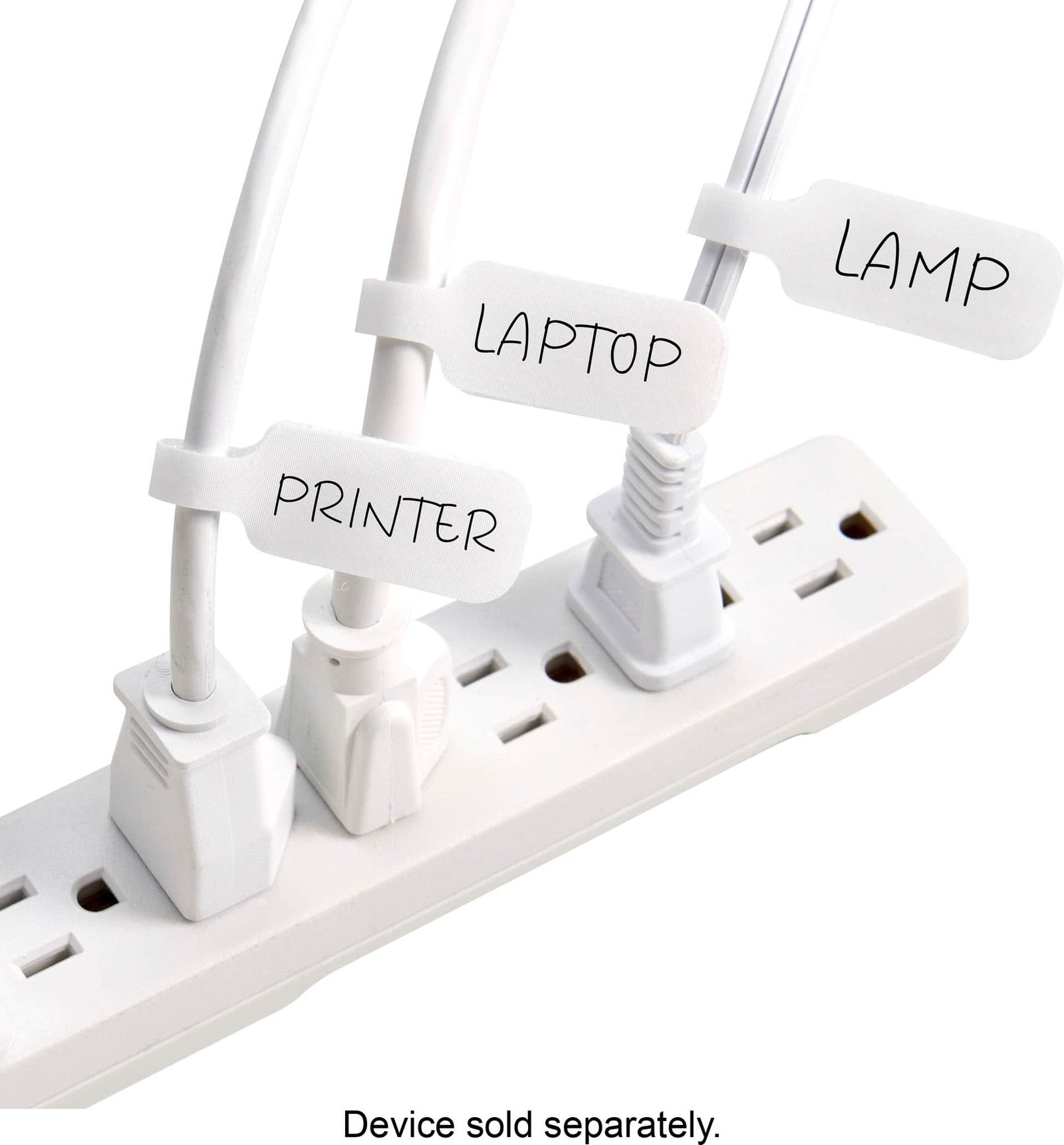 Wrap-It Storage - Cable Label - White - Image 2