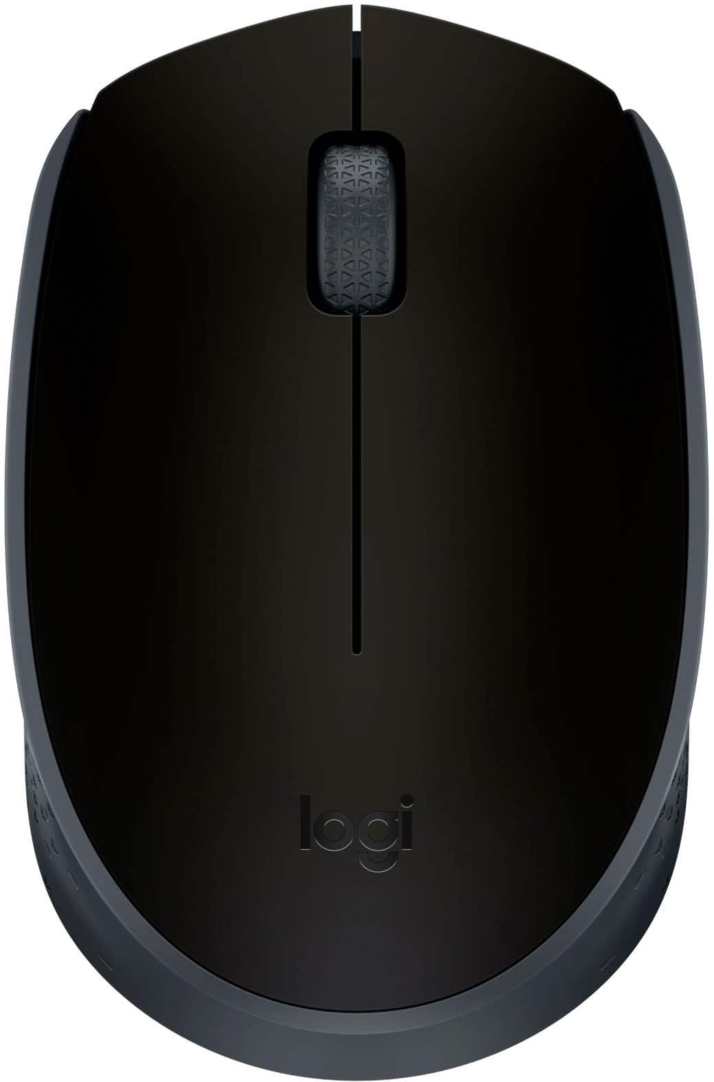 Logitech - M170 Wireless Compact Optical Ambidextrous Mouse - Wireless - Black