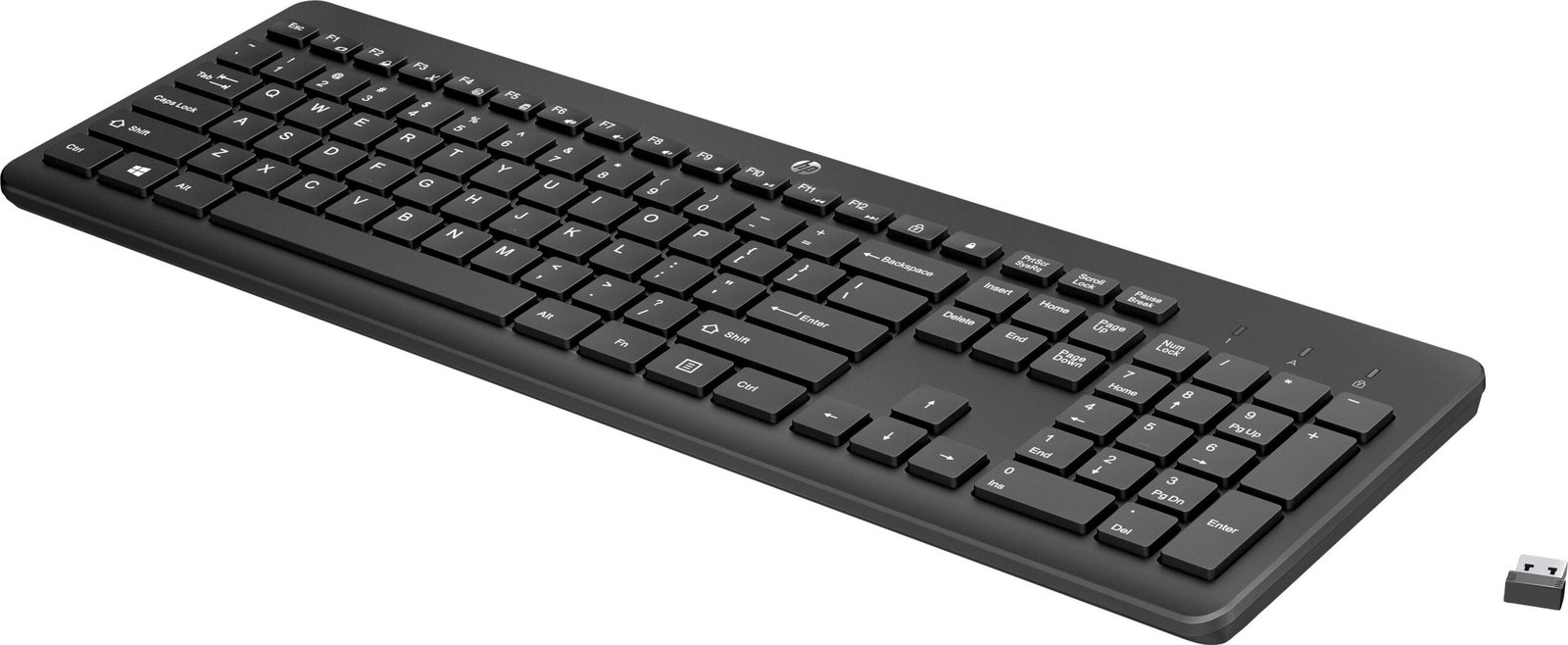 HP - 230 Full-size Wireless Keyboard - Black - Image 2